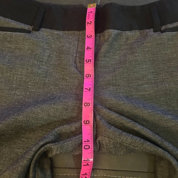 Express "columnist" gray bootcut dress pants, woman's 8S - Picture 8 of 11